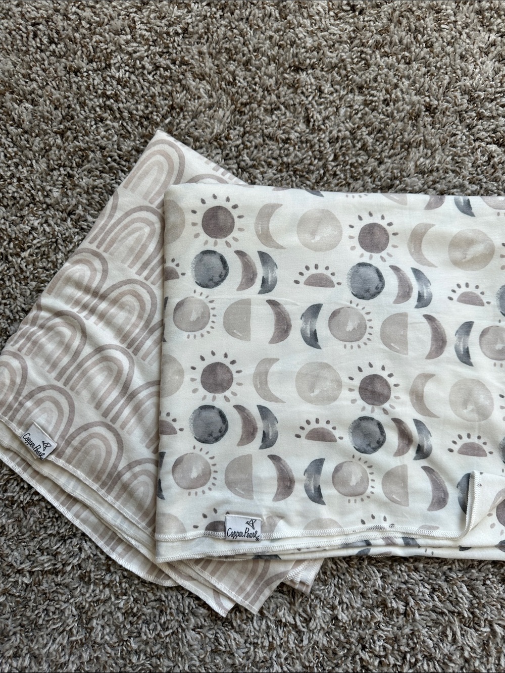Copper Pearl swaddle bundle